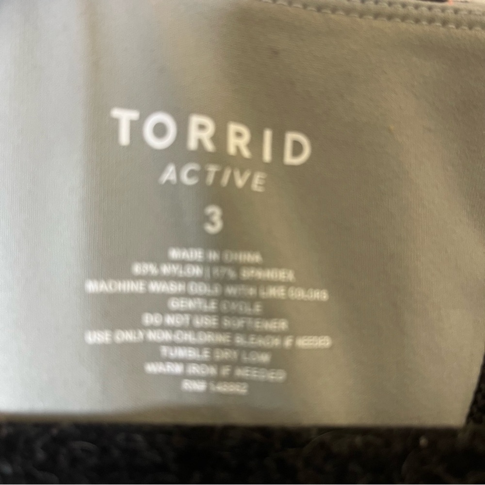 Torrid Cheetah Print Zip Front Racer-back Active Sports Bra Sz 3X - Picture 9 of 9